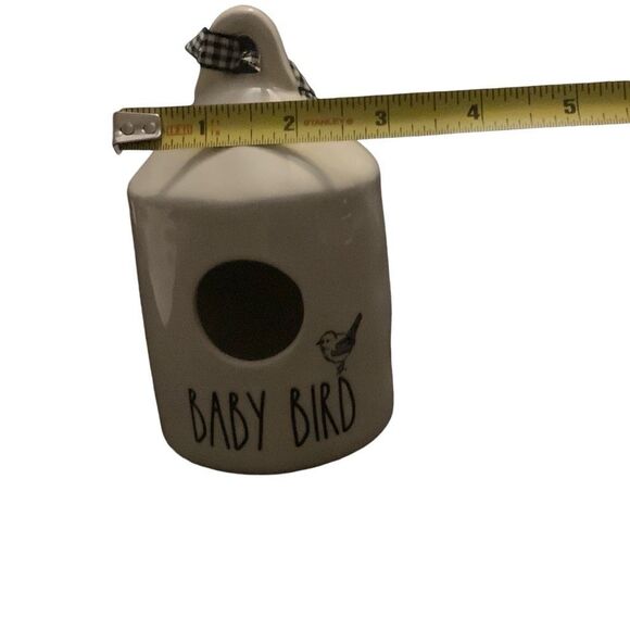 Pre Owned Rae Dunn By Magenta Baby Bird Bird Feeder Artisan Collection Unique - Picture 13 of 13